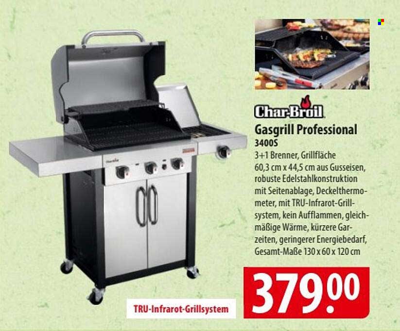 Char-Broil Gasgrill Professional 3400S