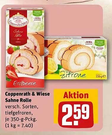 Coppenrath & Wiese Sahne Rolle, verschiedene Sorten, 350 g