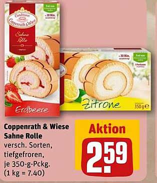 Coppenrath & Wiese Sahne Rolle - verschiedene Sorten, tiefgefroren