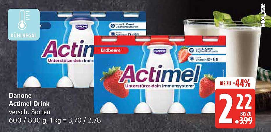 Danone Actimel Drink verschiedene Sorten