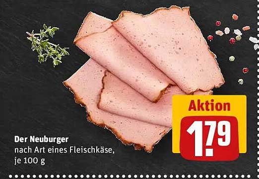 Der Neuburger nach Art eines Fleischkäse, je 100 g