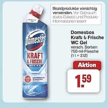 Domestos Kraft & Frische WC Gel 750 ml
