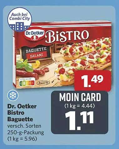 Dr. Oetker Bistro Baguette verschiedene Sorten 250-g-Packung