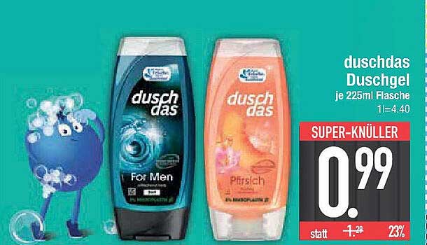 duschdas Duschgel je 225ml Flasche