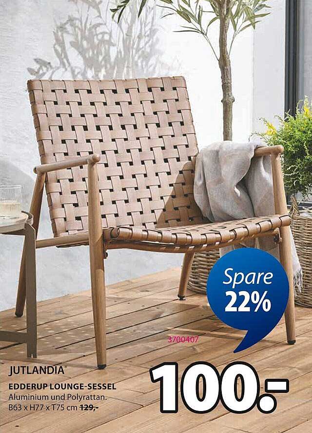 EDDERUP LOUNGE-SESEL von JUTLANDIA