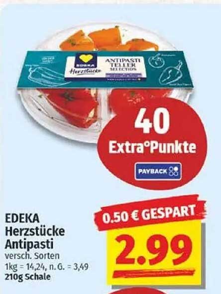 EDEKA Herzstücke Antipasti 210g