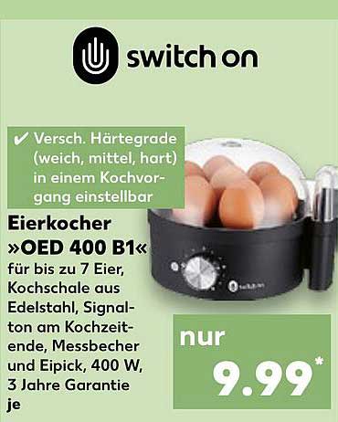 Eierkocher »OED 400 B1« für bis zu 7 Eier