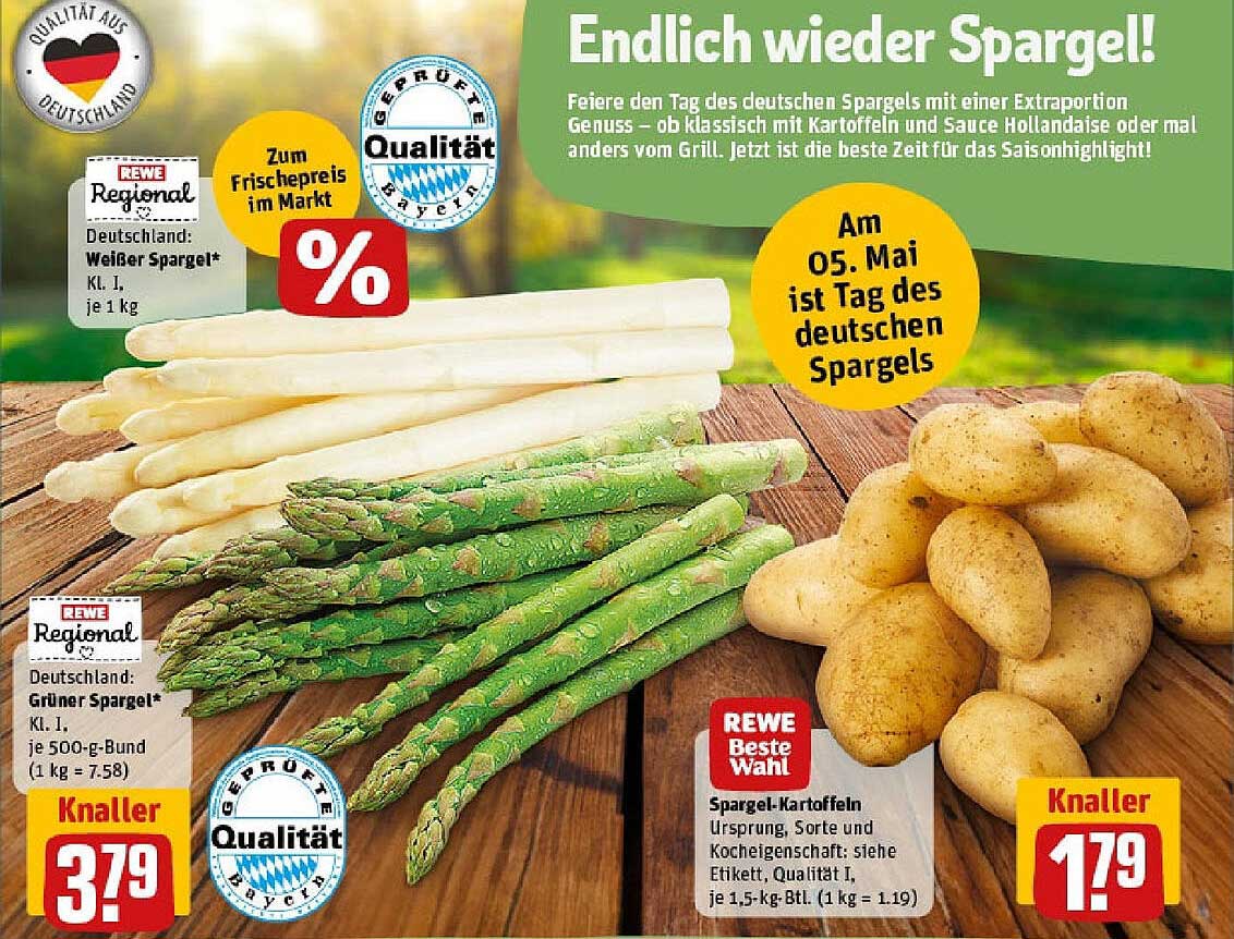 Endlich wieder Spargel!