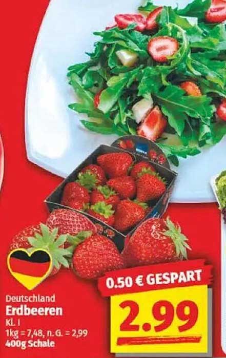 Erdbeeren Kl. I (400g Schale)