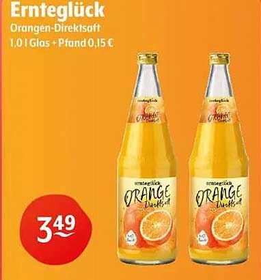 Ernteglück Orangen-Direktsaft 1,0 l