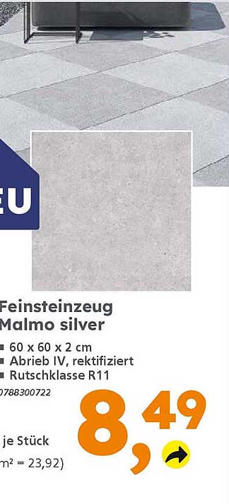Feinsteinzeug Malmo silver