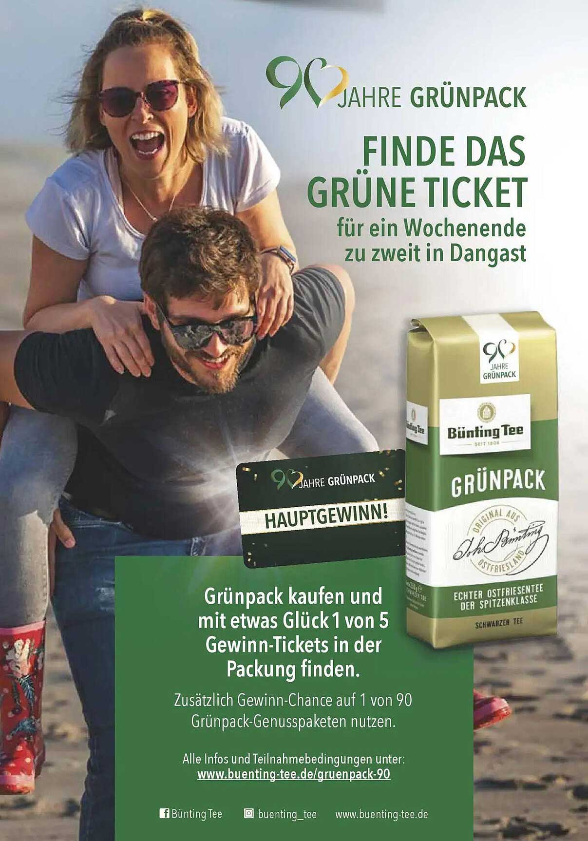 Finde das grüne Ticket für ein Wochenende zu zweit in Dangast