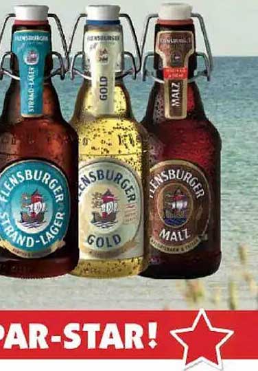Flensburger Bier: Strand-Lager, Gold und Malz im Angebot