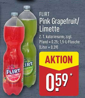 FLIRT Pink Grapefruit/Limette 1,5-Liter-Flasche