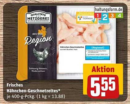 Frisches Hähnchen-Geschnetzeltes*