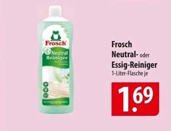 Frosch Neutral- oder Essig-Reiniger 1-Liter-Flasche je