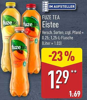 Fuze Tea Eistee - Verschiedene Sorten