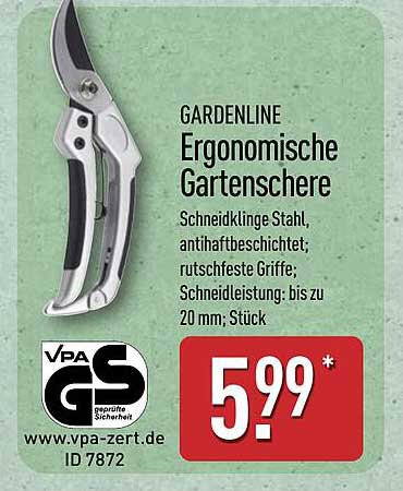 GARDENLINE Ergonomische Gartenschere