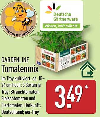 GARDENLINE Tomatenmix 6er-Tray