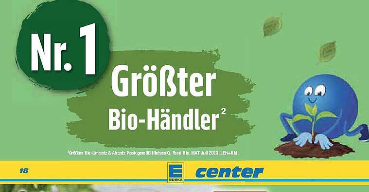 Großes Bio-Sortiment im E-Center