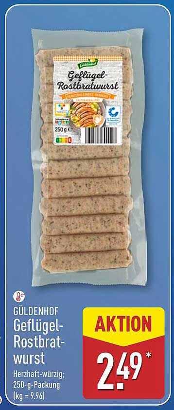 GÜLDENHOF Geflügel-Rostbratwurst