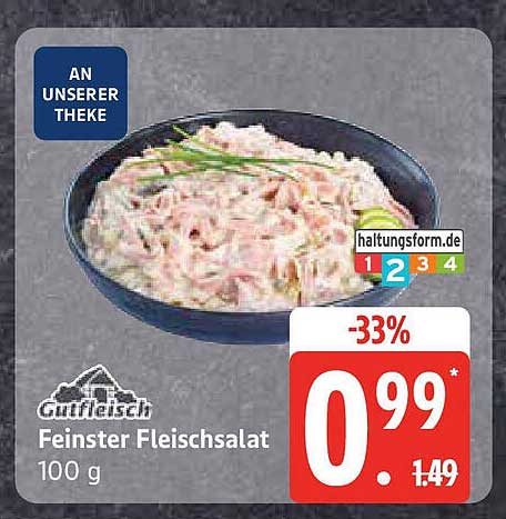 Gutfleisch Feinster Fleischsalat 100 g