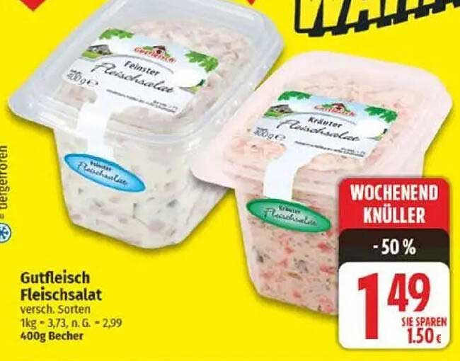 Gutfleisch Fleischsalat 400 g - Wochenend-Angebot