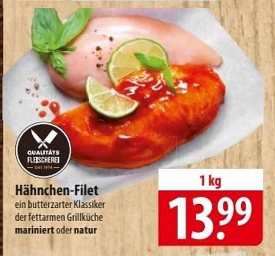 Hähnchen-Filet, ein butterzarter Klassiker der fettarmen Grillküche, mariniert oder natur