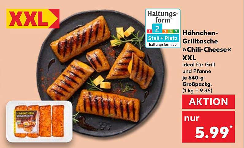 Hähnchen-Grilltasche »Chili-Cheese« XXL