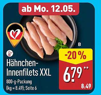 Hähnchen-Innenfilets XXL