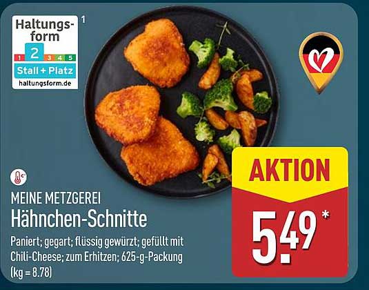 Hähnchen-Schnitte - Panierte Spezialität von Meine Metzgerei