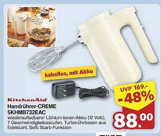 Handrührer-Creme 5KHMB732EAC von KitchenAid - Ideal für Ihre Backkünste