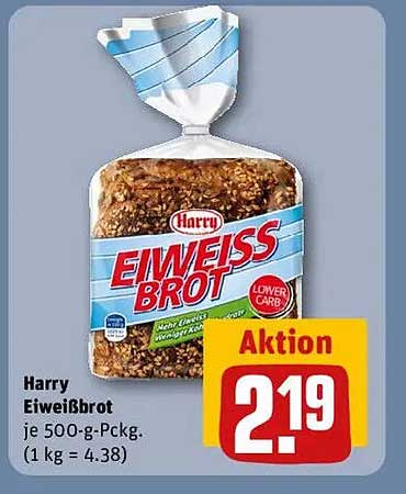 Harry Eiweißbrot je 500-g-Pckg.