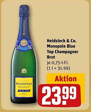 Heidsieck & Co. Monopole Blue Top Champagner Brut 0,75 l