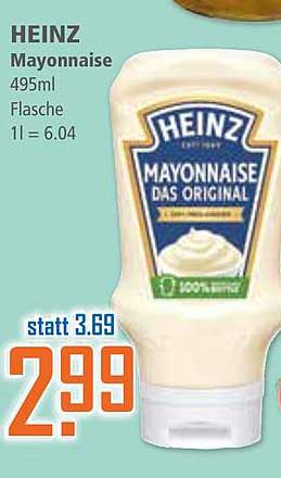 HEINZ Mayonnaise 495ml Flasche