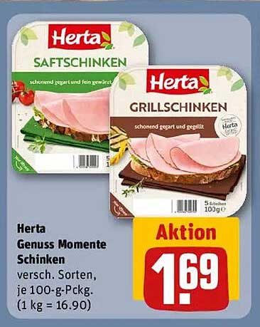 Herta Genuss Momente Schinken