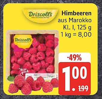 Himbeeren aus Marokko, 125 g