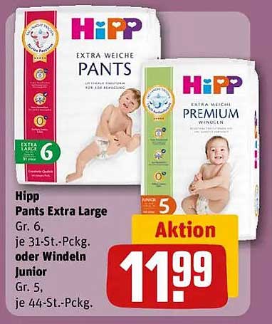 Hipp Extra Weiche Pants und Windeln im Angebot