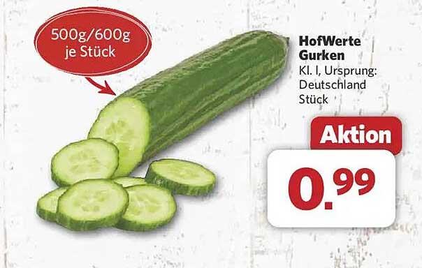 HofWerte Gurken - Frisch und Knackig