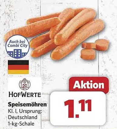 HofWerte Speisemöhren 1 kg Schale