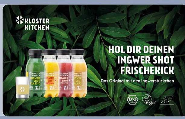 HOL DIR DEINEN INGWER SHOT FRISCHKICK