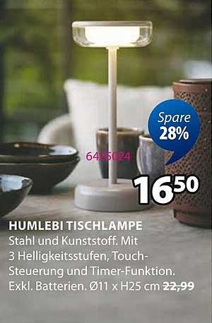 HUMLEBI Tischlampe