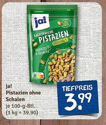 ja! Pistazien ohne Schalen