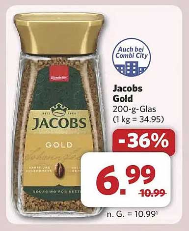 Jacobs Gold 200-g-Glas