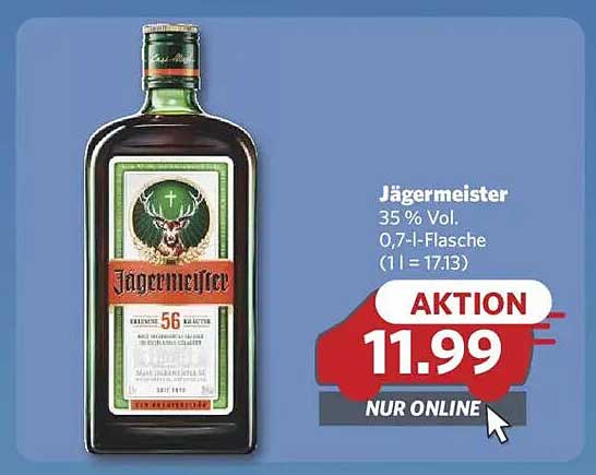 Jägermeister 0,7-l-Flasche – Eine besondere Aktion!