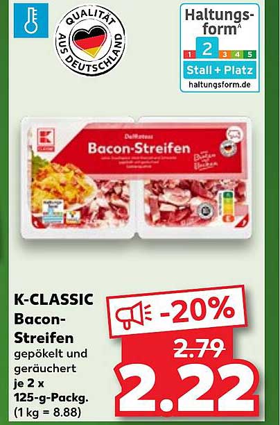 K-CLASSIC Bacon-Streifen