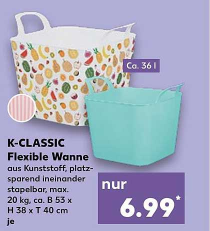 K-CLASSIC Flexible Wanne