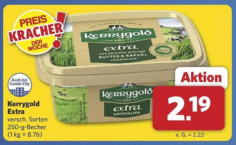 Kerrygold Extra ungesalzen - 250 g Becher