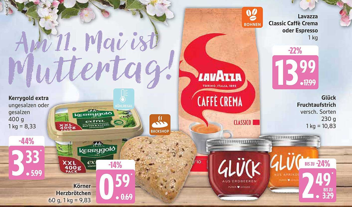Kerrygold extra ungesalzen oder gesalzen 400 g