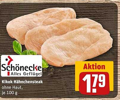 Kikok Hähnchensteak ohne Haut, je 100 g